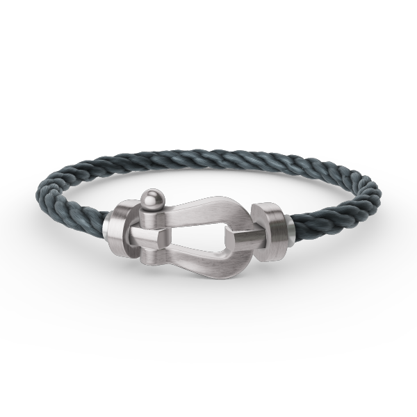 [Olivia Jewelry]FORCE LARGE HORSESHOE NO DIAMOND BRACELET SILVER