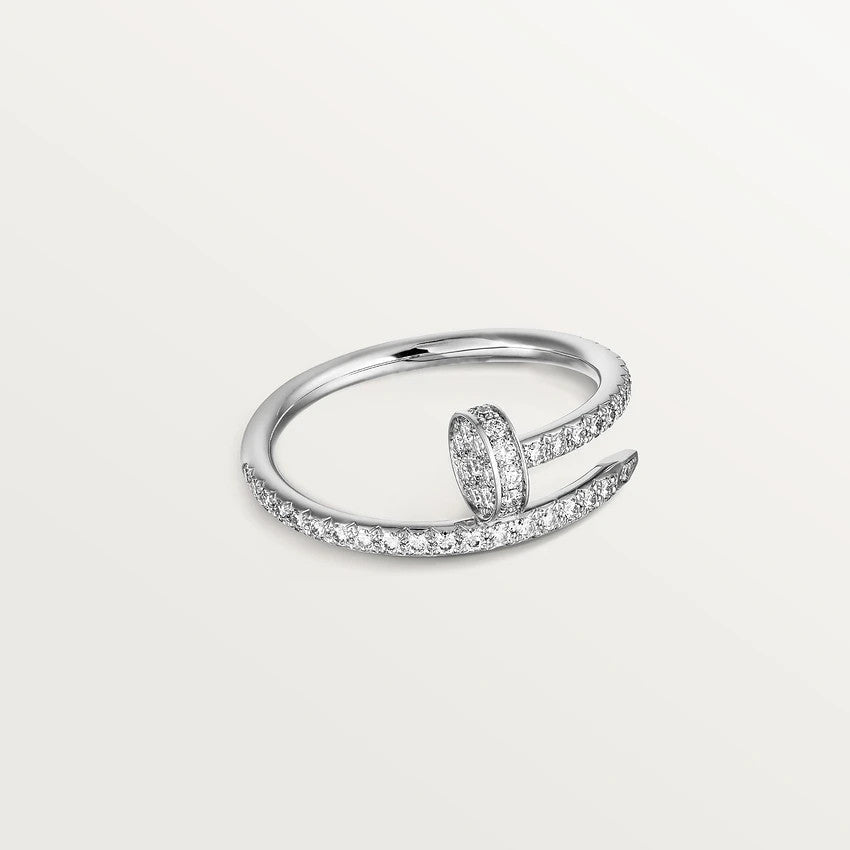 [Olivia Jewelry]JUSTE RING 1.8MM SILVER DIAMONDS